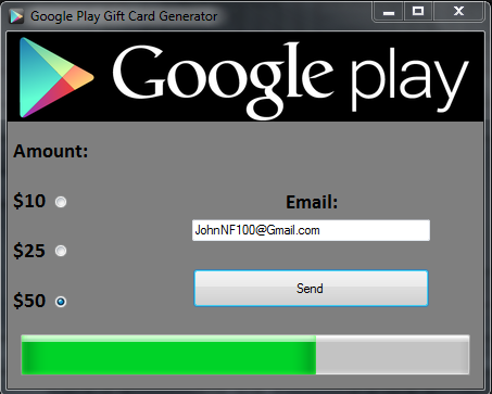 Google play gift card code generator for mac